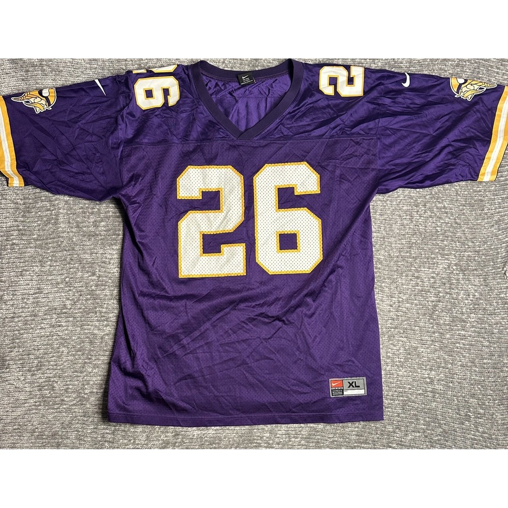 XL Vintage Nike #26 Minnesota Vikings Jersey Robert Smith Rare USA Mesh 90s